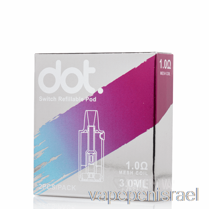 תרמילים להחלפה של Vape Israel Dotmod מתג חד פעמי 1.0ohm